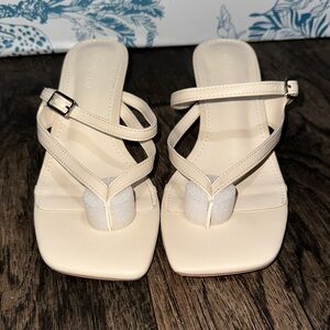 Elegant Cream Sandals